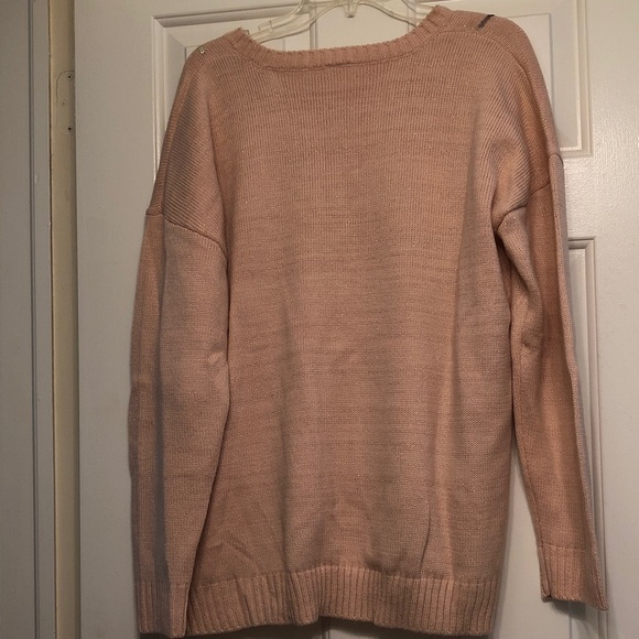 Holiday Time Blush Sweater with Festive Ornaments - Picture 4 of 6